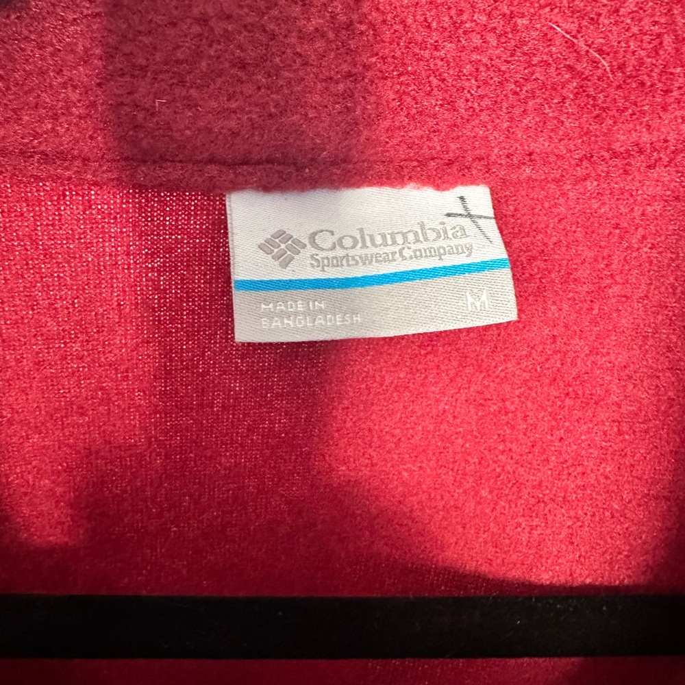 COLUMBIA MEN SNAP SWEATER FLEECE MEDIUM - Picture 3 of 6